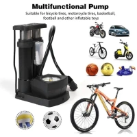 DUAL MINI FOOT PUMP, Dual Mini Foot Pump – Portable & High-Pressure Inflation (1149)