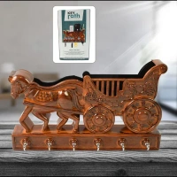 Plastic Rath Design Plastic 6 Hook Key Holder,  Rath Design Plastic 6-Hook Key Holder – Stylish & Organized Storage (1 Pc) (1888)