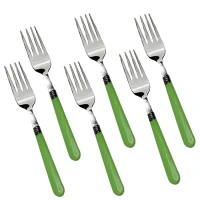 6PCS FORK Stainless Steel Forks With Comfortable Grip Dining Fork Set Of 6 Pcs (1597)