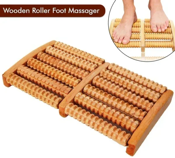 ACCUPRESSURE WOODEN ROLLER