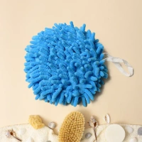 MICROFIBER ROUND HAND TOWEL Hand Towels for Bathroom,  (1177)