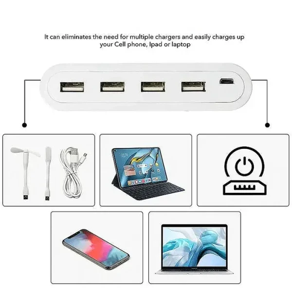 4IN1 USB HUB 4in1 Hub Is USB For Pen Drive, Mouse, Keyboards, Camera, Mobile, Tablet, PC, Laptop, TV, Study Table, CHARGING Extension HUB Portable (1 Pc)