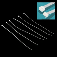 CABLE TIE 8INCH 8Inch Nylon Self Locking Cable Ties, Heavy Duty Strong Zip Wire Tie. Pack of 100 - Black. (1765)