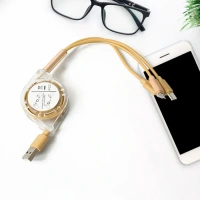 3IN1 USB CHARGING CABLE, 3-in-1 USB Charging Cable – Fast & Versatile Multi-Device Charger (1501)