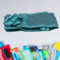 SPONGE AND SCRUBBER BELT Bath Shower Set Scrubber,  Sponge & Scrubber Belt – Bath & Shower Exfoliating Set  (1559)