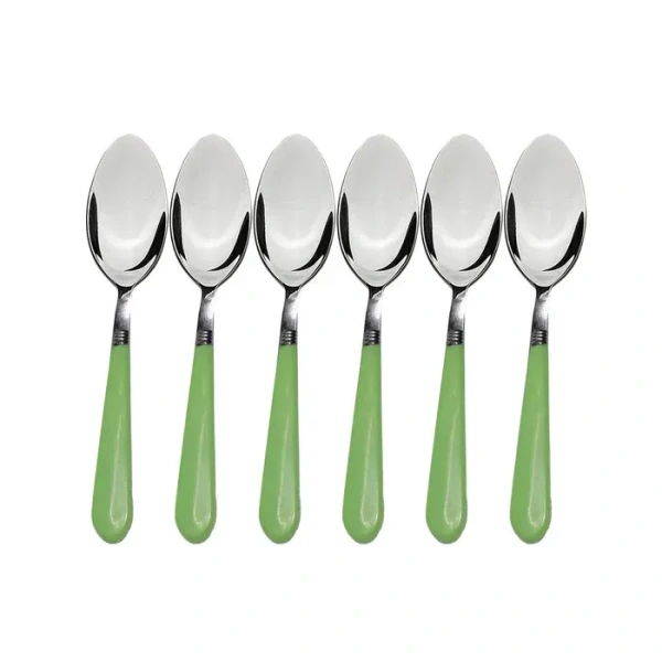 6PCS SPOON Stainless Steel Spoon with Comfortable Grip Dining Spoon Set of 6 Pcs (1598)