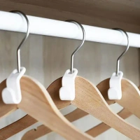 5PCS HANGER CONNECTOR HOOK,  5PCS Hanger Connector Hooks – Space-Saving Closet Organizer for Clothes (1849)