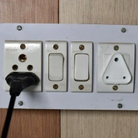 6PCS SOCKET SAFETY Safety Cover Guards for Electric Socket Plug (Big) (1817)
