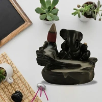 GANESH SMOKE FOUNTAIN,  Ganesh Smoke Fountain – Decorative Backflow Incense Burner (1777)