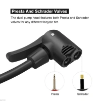 DUAL MINI FOOT PUMP, Dual Mini Foot Pump – Portable & High-Pressure Inflation (1149)