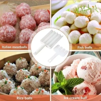 MEATBALL MAKER Gujia & Meatball Maker Set Easily Shape Meatballs Maker (1Pc) (1435)