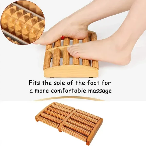 ACCUPRESSURE WOODEN ROLLER