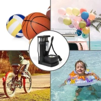 DUAL MINI FOOT PUMP, Dual Mini Foot Pump – Portable & High-Pressure Inflation (1149)