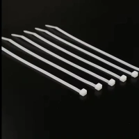 CABLE TIE 8INCH 8Inch Nylon Self Locking Cable Ties, Heavy Duty Strong Zip Wire Tie. Pack of 100 - Black. (1765)