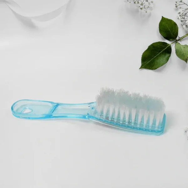 SHOE SCRUBBING BRUSH Plastic Handle Shoes Clothes Scrubbing Brush (1 Pc / Mix Color / 19 Cm) (1936)