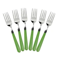 6PCS FORK Stainless Steel Forks With Comfortable Grip Dining Fork Set Of 6 Pcs (1597)