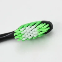 10pcs TOOTHBRUSH SOFT TOOTHBRUSH WITH PLASTIC ROUNBD BOX (10PCS SET / MIX COLOR) (1564)