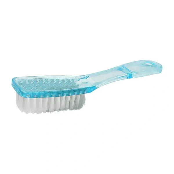 SHOE SCRUBBING BRUSH Plastic Handle Shoes Clothes Scrubbing Brush (1 Pc / Mix Color / 19 Cm) (1936)