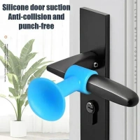 DOOR HANDLE Door Stopper Mini Anti-Collision Silicone Door Handle Crash Pad (1610)