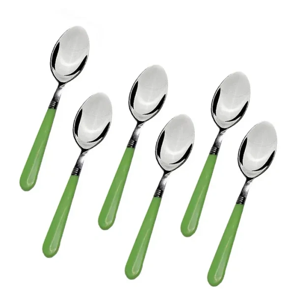 6PCS SPOON Stainless Steel Spoon with Comfortable Grip Dining Spoon Set of 6 Pcs (1598)