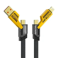 4IN1 FAST CHARGING CABLE,  4-in-1 Fast Charging Cable – Multi-Device Power, One Cable Solution (1812)