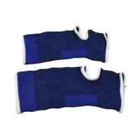 ANKLE SUPPORT Adjustable Ankle Support Brace Cap Wrap Pad (1 Pair) (1726) - Blue