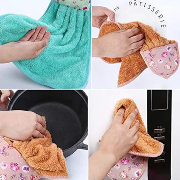 SOFT HAND TOWEL - Cyan Aqua