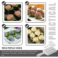MEATBALL MAKER Gujia & Meatball Maker Set Easily Shape Meatballs Maker (1Pc) (1435)