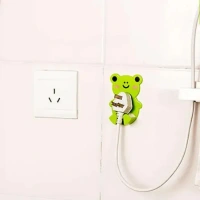 2PCS PLUG HOOK - "Plastic Adhesive Cable Plug Hook Bathroom Power Plug Socket Holder" (2014)
