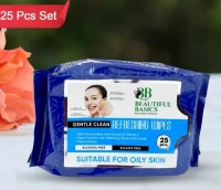 25PCS FACE WIPES REFRESHING WET WIPES FOR FACE |  (1548)