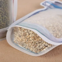 1000ML JAR POUCH Reusable Airtight Seal Plastic Food Storage Mason Jar Zipper (1000ml) (1592)