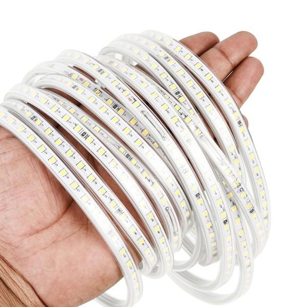 10M LED ROPE LIGHT, 10 Meter LED Rope Light | Flexishine Plug & Play Flexible Rope Light for Indoor & Outdoor Decoration – False Ceiling, Balcony, Diwali, Christmas (Warm White)(2524)