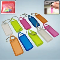 10PCS KEYCHAIN TAG,10PCS Keychain Tag Labels – Colorful Decorative Key Tags for Keys & Identification(2465)