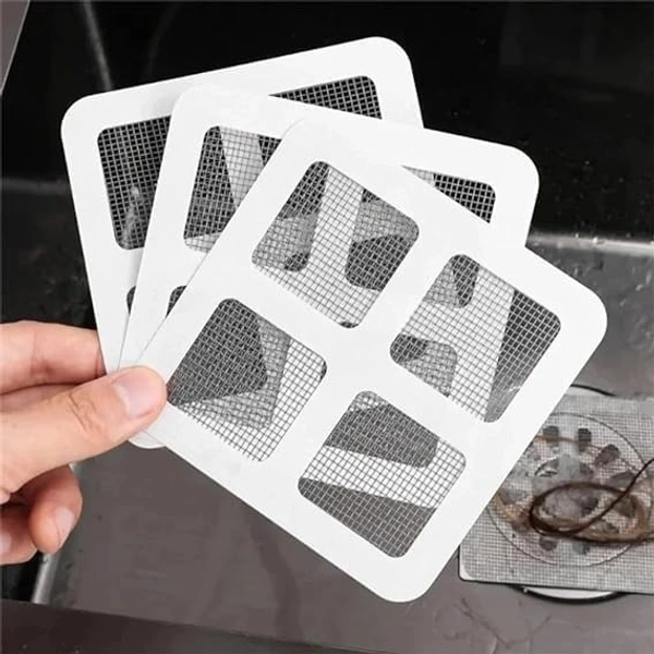 10PCS DRAIN COVER, Sink, Shower & Floor Strainers for Hair & Debris – Reusable Silicone Drain Filters (1635)