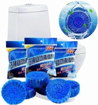 10PCS TOILET CLEANER, 10PCS Toilet Cleaning Tablets | Disinfection & Descaling Bathroom Cleaner | Removes Lime, Yellow Stains & Odor with Fresh Scent(1260)