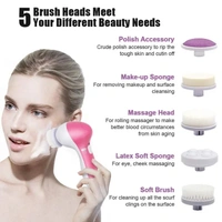 5IN1 BEAUTY CARE MASSAGER, 5-in-1 Beauty Care Massager – Facial Cleansing & Skin Revitalization (241)