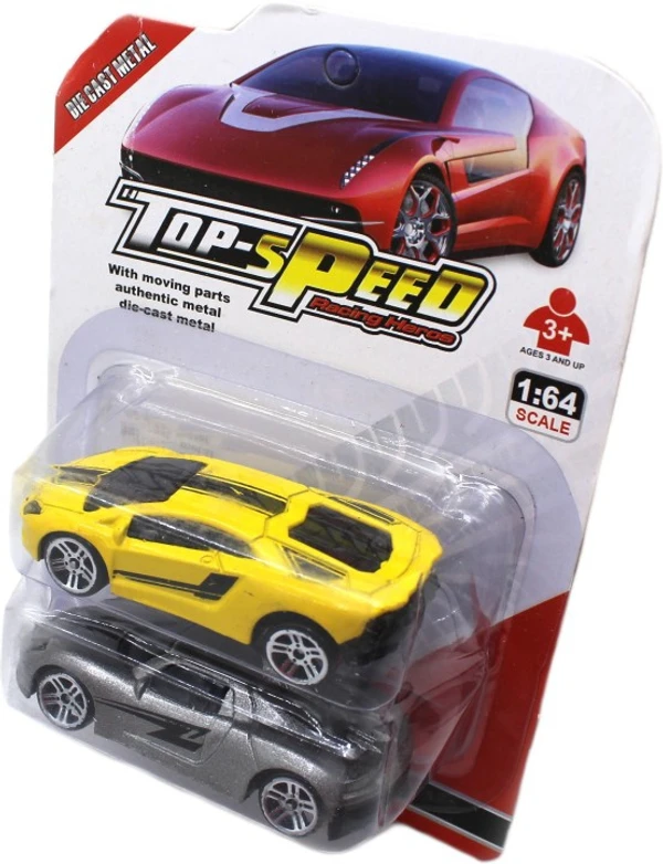 2PCS METAL CAR TOP SPEED