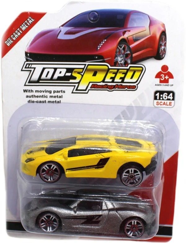 2PCS METAL CAR TOP SPEED