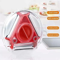 3IN1 ROUND VEG PEELER, 3-in-1 Round Veg Peeler – Multi-Functional Kitchen Tool (980)