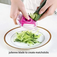 3IN1 ROUND VEG PEELER, 3-in-1 Round Veg Peeler – Multi-Functional Kitchen Tool (980)