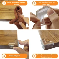4PCS CORNER PROTECTOR, 4PCS Corner Protector – Safety Guards for Furniture Edges (666)