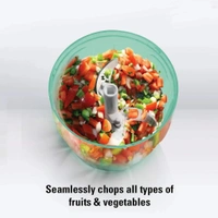 QUICK CHOPPER 1 LTR, Quick Chopper 1 Litre – Manual Hand Pull Food Chopper for Vegetables & Fruits (222)