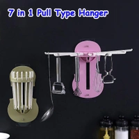 7IN1 HANGER RACK, 7-in-1 Hanger Rack – Maximize Closet Space & Organize Efficiently (1124)