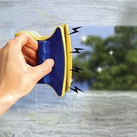 MAGNETIC WINDOW CLEANER,  Magnetic Window Cleaner – Dual-Sided Glass Cleaning Tool (607)