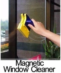 MAGNETIC WINDOW CLEANER,  Magnetic Window Cleaner – Dual-Sided Glass Cleaning Tool (607)