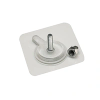 5PCS SCREW WALL HOOK, 5PCS Screw Wall Hooks – Heavy-Duty Hanging Hooks for Home & Office(349)