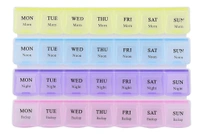 PILL ORGANIZER, Pill Organizer – Compact & Portable Medicine Storage Box (791)