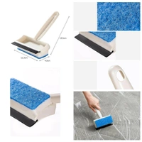 2IN1 GLASS WIPER BRUSH 2 IN 1 GLASS WIPER CLEANING BRUSH MIRROR GROUT TILE CLEANER  (1142)