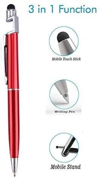 UNIVERSAL PEN 3 In 1 Ball Pen For Touch Screen Mobile Phones And Tablets All Ipads Stylus  (112)