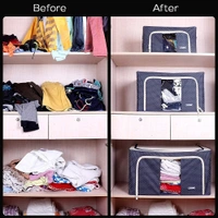 66L CLOTH ORGANIZER, 66L Cloth Organizer – Spacious & Durable Storage Solution (626)